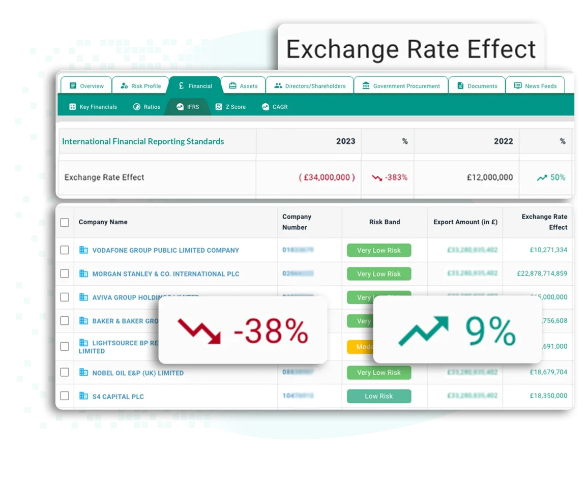 Monitor exchange rate effect